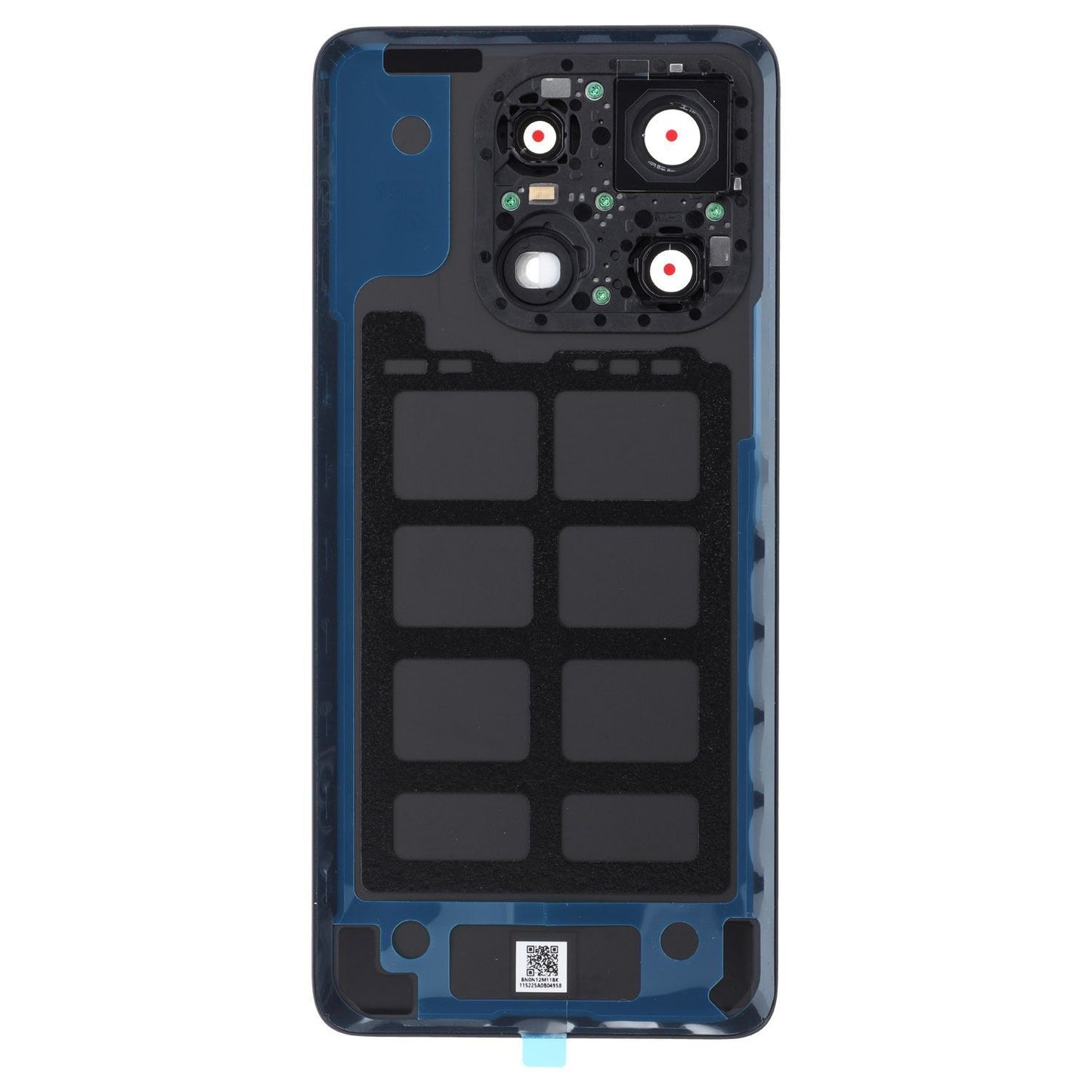 Xiaomi 14T Pro Akkudeckel Titan Grau mit Kameralinse und Innenteilen im Detail