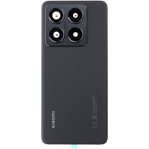 Xiaomi 14T Pro Akkudeckel Titan Grau, Rückseite mit Kameramodul und Xiaomi-Logo.
