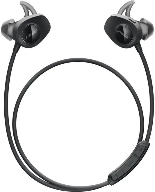 Bose SoundSport Wireless In-Ear Kopfhörer für Sport Schwarz mit StayHear-Technologie.