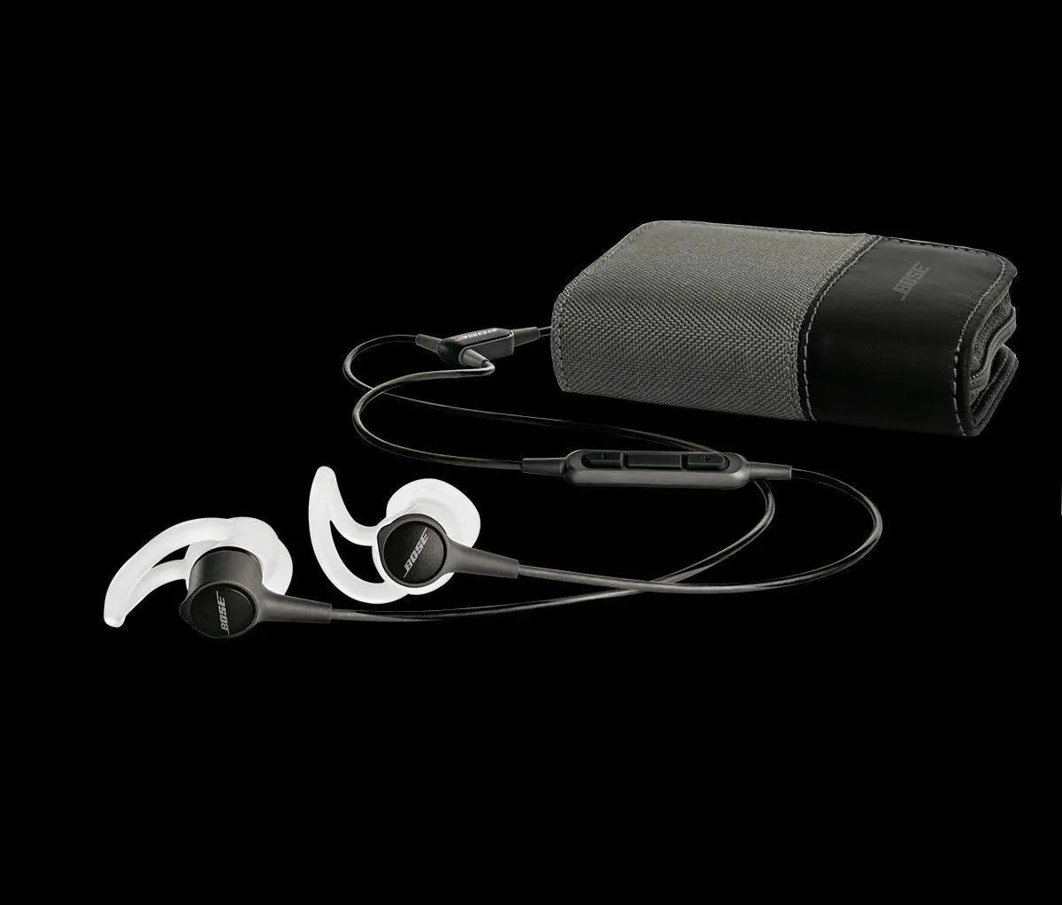 Bose SoundTrue Ultra In-Ear Kopfhörer Schwarz mit Etui und Steuerungskabel