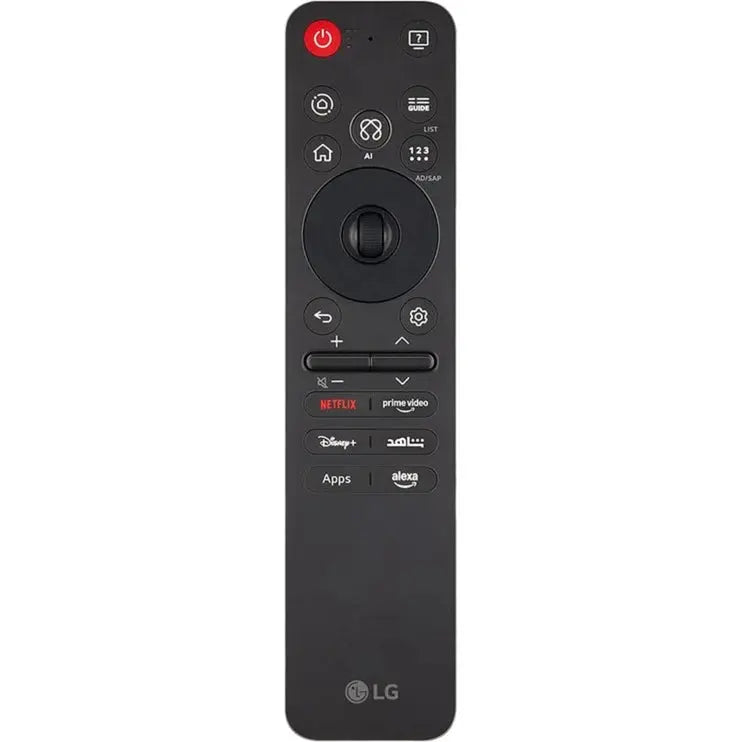 LG MR25GA Magic Remote Fernbedienung mit Tasten für Apps, Netflix und mehr.