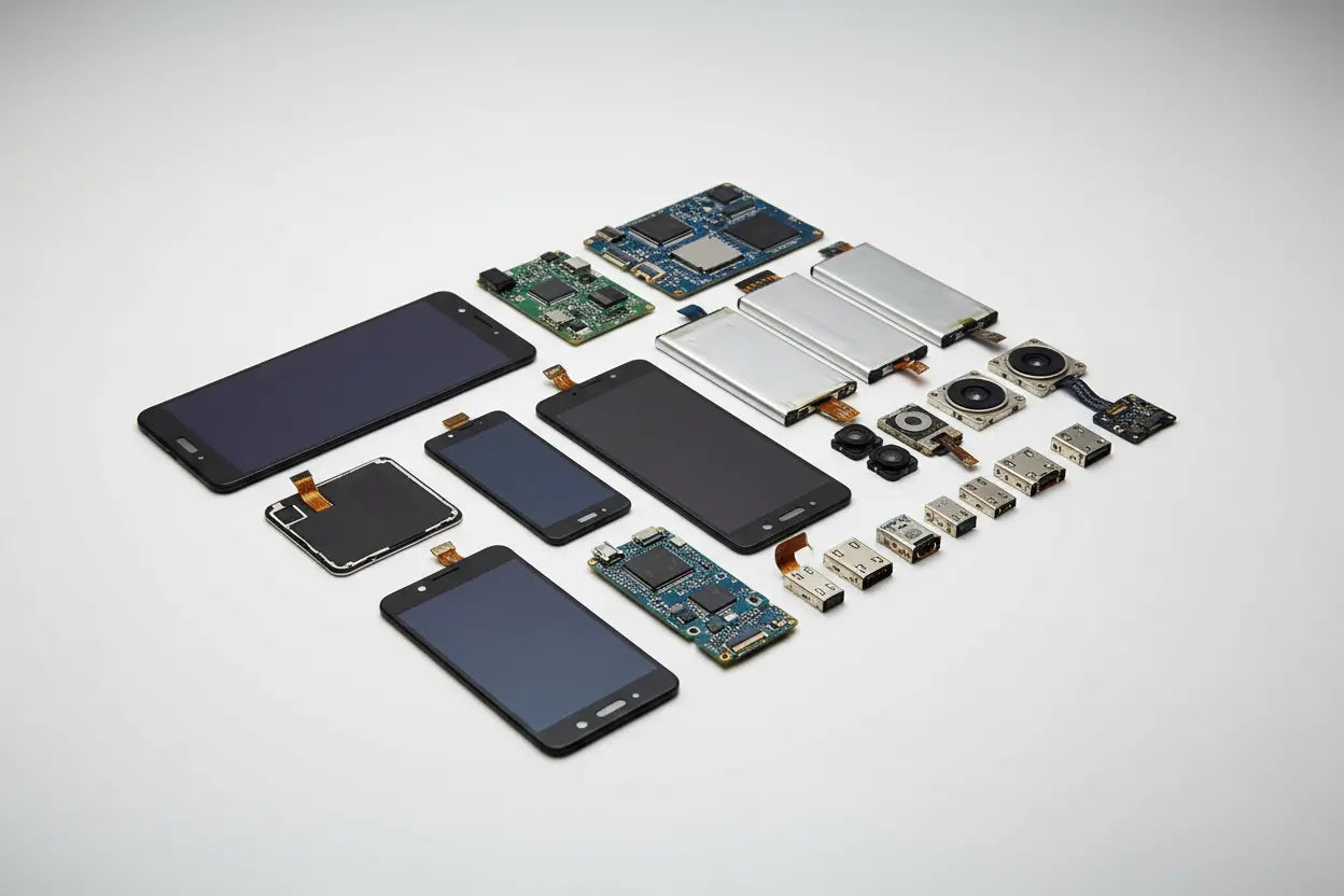 Handy Ersatzteile für Samsung, Apple, Huawei, Honor und viele Andere Hersteller.