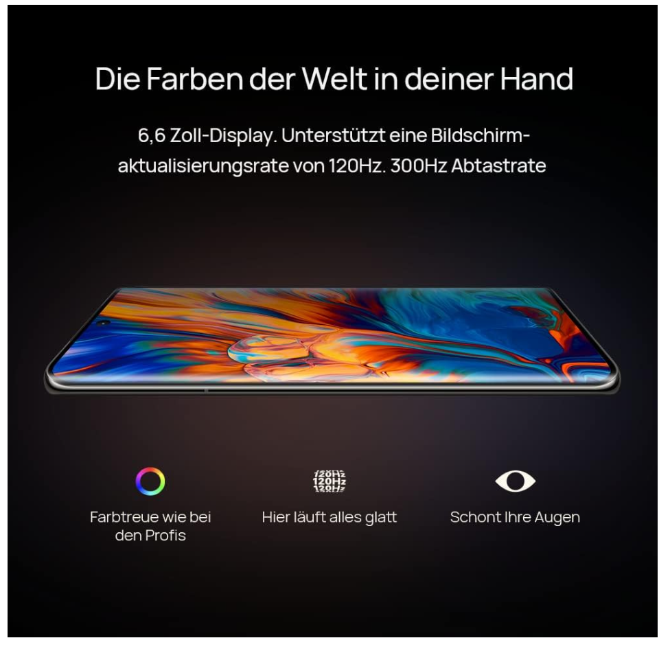 Huawei P50 Pro 256GB Gold Abdriud Smartphone 120 Herz OLED Display