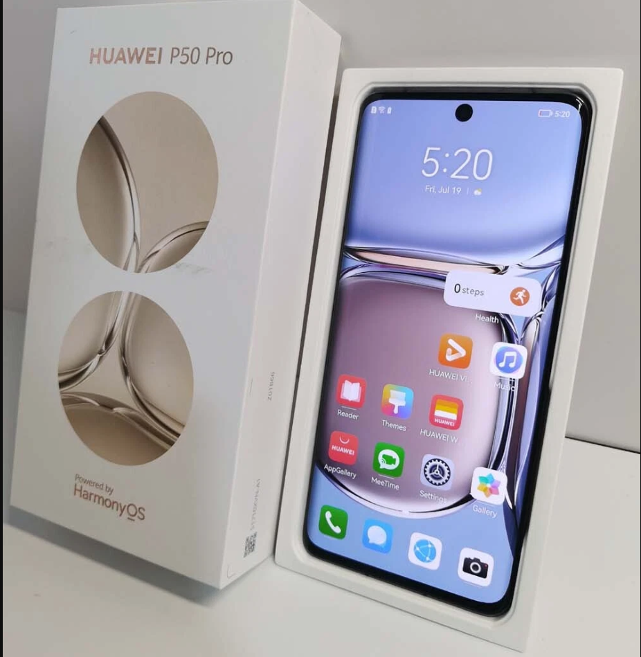 Huawei P50 Pro 256GB Gold Abdriud Smartphone in OVP