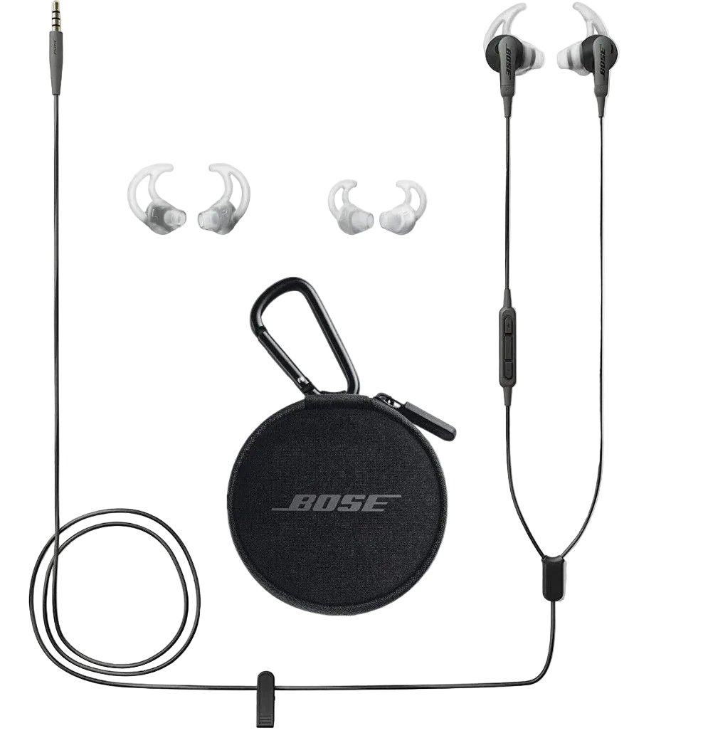 Bose SoundSport Wired In-Ear Kopfhoerer mit 3,5 mm Klinke für iPhone und Android Sport