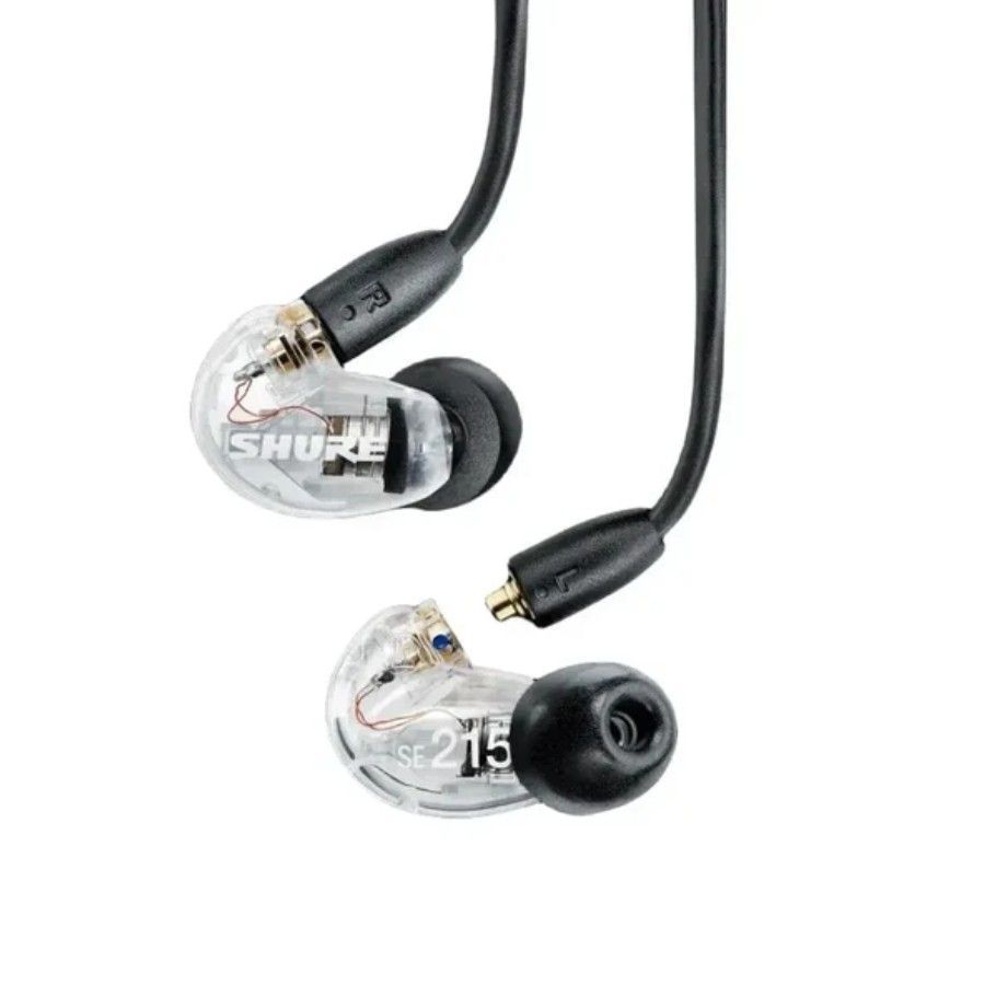 Shure SE215 Transparent Profi In-Ear Kopfhörer Frontansicht