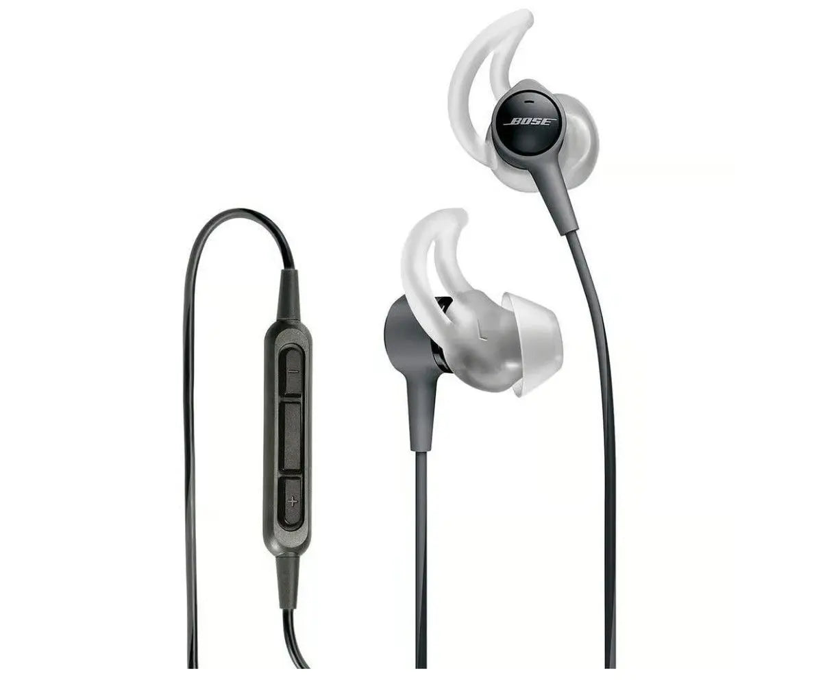 Bose SoundTrue Ultra In-Ear Kopfhörer Schwarz mit Fernbedienung und Mikrofon, ideal für Musikliebhaber.