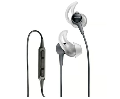 Bose SoundTrue Ultra In-Ear Kopfhörer Schwarz mit Fernbedienung und Mikrofon, ideal für Musikliebhaber.