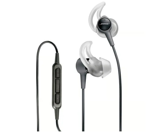 Bose SoundTrue Ultra In-Ear Kopfhörer Schwarz mit Fernbedienung und Mikrofon, ideal für Musikliebhaber.