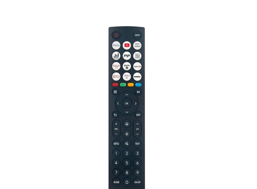 Original Hisense T336860 Fernbedienung ERF2M36H für 43E7KQ 50E77KQ 55A6K - Fernbedienung mit zahlreichen Tasten
