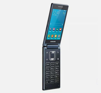 Samsung Galaxy Folder Premium Dual Display Klapphandy Touch Taste Pulsmessung Android
Premium Samsung Klapp Handy (G9198) 2 Displays Touch Tasten 16MP Kamera & Puls