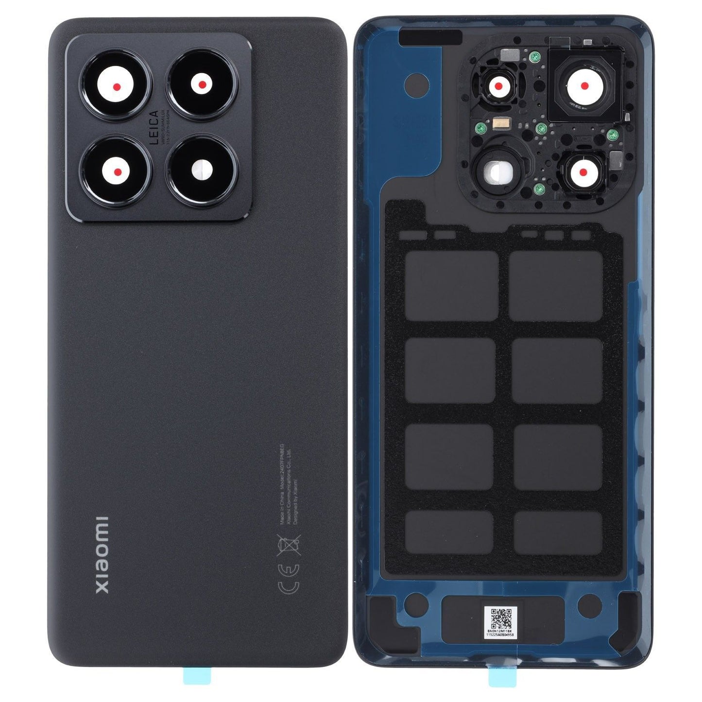 Original Xiaomi 14T Pro Akkudeckel Titan Grau mit Kameralinse und Innenteilen, 56001900N1200