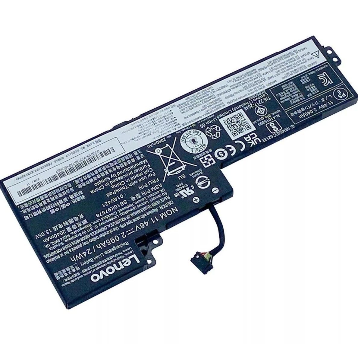 Original Lenovo 01AV421 01AV420 01AV419 Akku 24Wh ThinkPad T470 T480 Serie