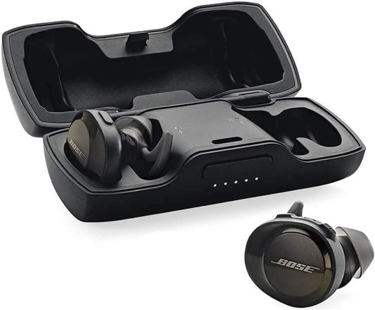 Bose SoundSport Free Kabellose Bluetooth In-Ear Sport Kopfhörer Schwarz IPX4 TWS Starker Bass Lange Akkulaufzeit Bose