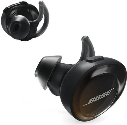 Bose SoundSport Free Kabellose Bluetooth In-Ear Sport Kopfhörer Schwarz IPX4 TWS Starker Bass Lange Akkulaufzeit Bose
