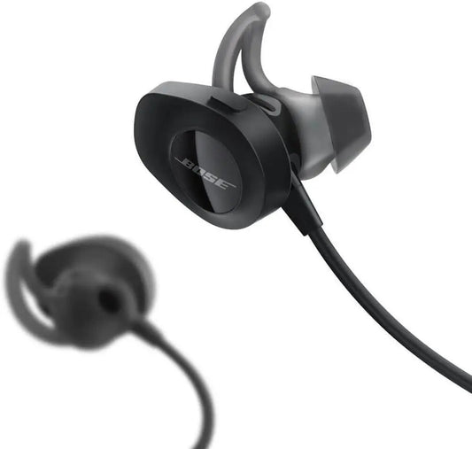 Bose SoundSport Wireless In-Ear Kopfhörer für Sport Schwarz mit StayHear Ohrpolstern