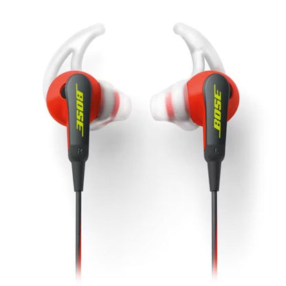 Bose SoundSport Schwarz Rot StayHear Ohreinsätze Detail