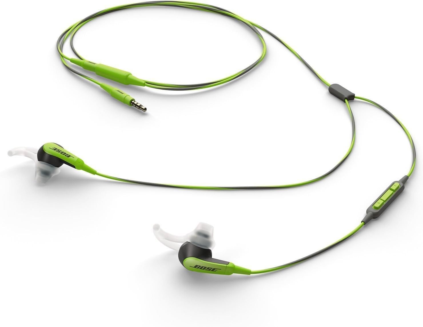Bose SoundSport Grün mit 3,5mm Klinkenanschluss Kabel