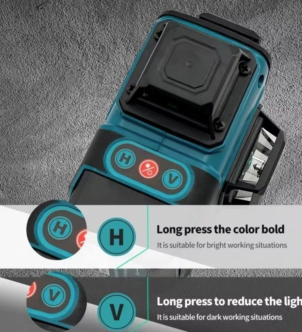 Makita 4D16 360° Kreuzlinienlaser grün selbstnivellierend 30 m horizontal & vertikal
OHNE AKKU | 30 m Reichweite (50 m mit Empfänger) und robustes Gehäuse
