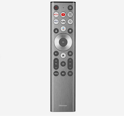 Original Hisense ERF6A80 Voice TV Fernbedienung ist die ideale Ergänzung für Ihren Hisense 4K Smart TV der Class A7 und U8 Serie.