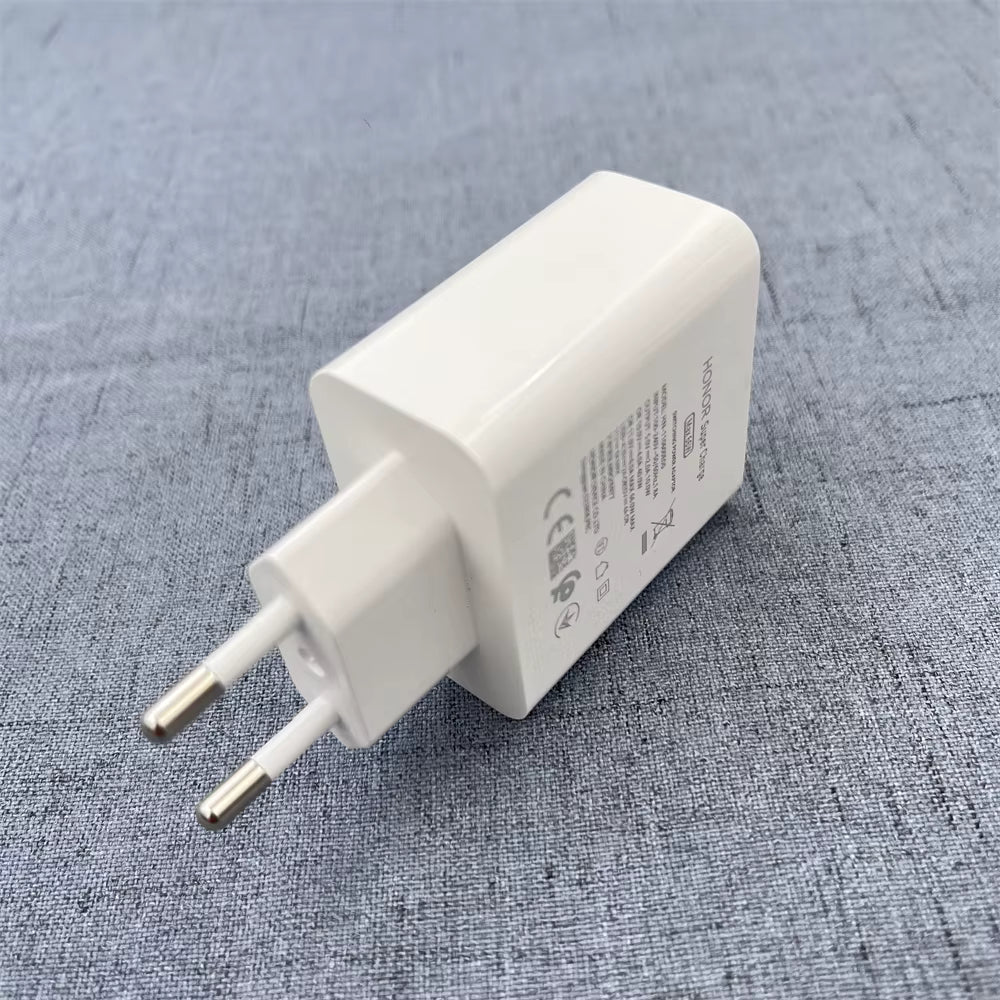 Honor 66W SuperCharge Dual Port Ladegerät mit USB-A und USB-C Ports
