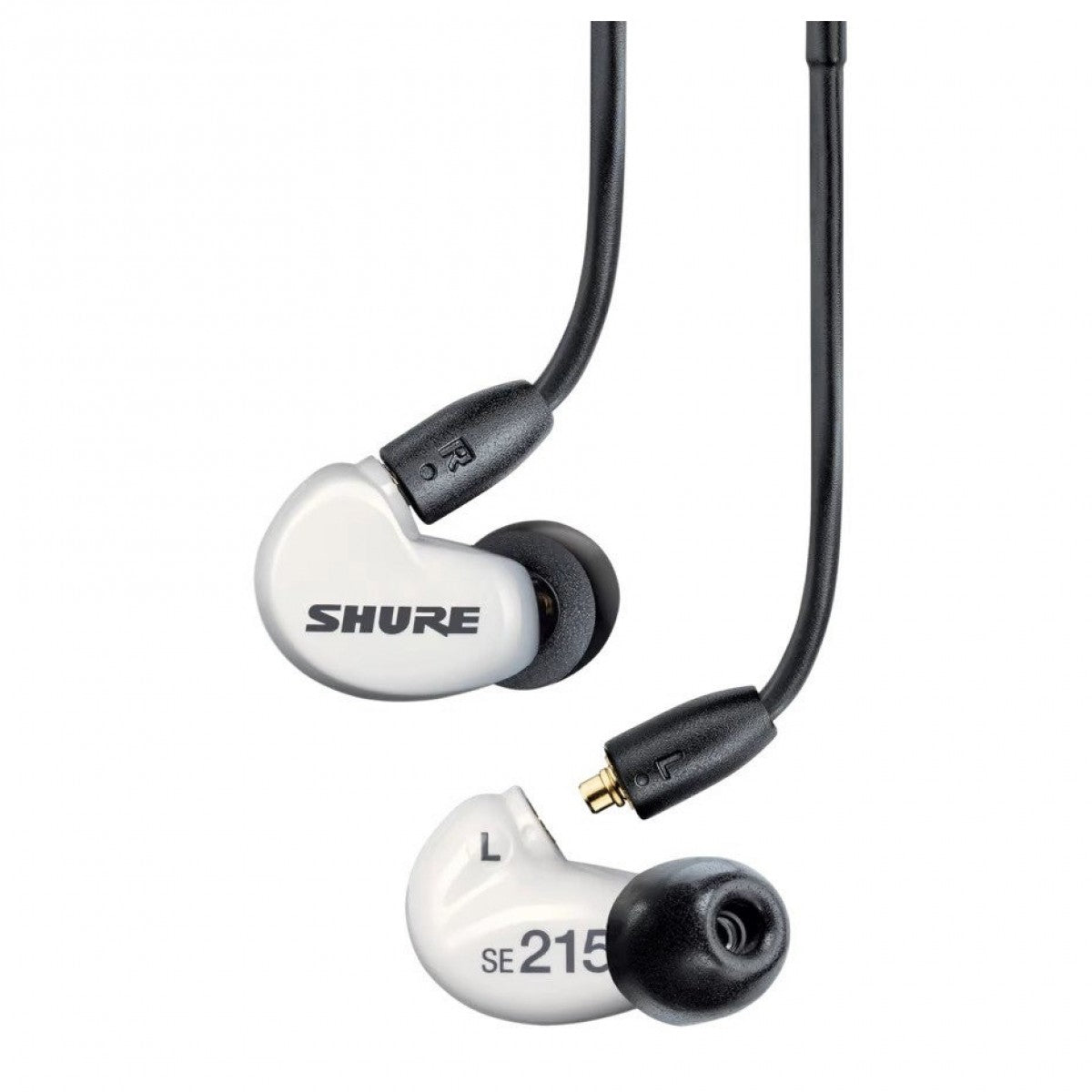 Shure SE215 Weiß Profi In-Ear Kopfhörer Vorderansicht