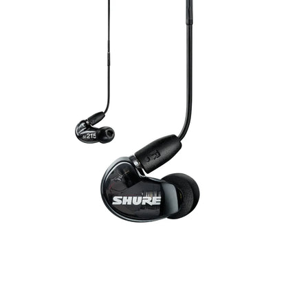 Shure SE215 Schwarz In-Ear Kopfhörer Frontansicht