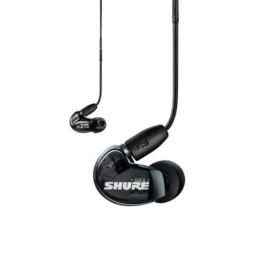 Shure SE215 Schwarz In-Ear Kopfhörer Frontansicht